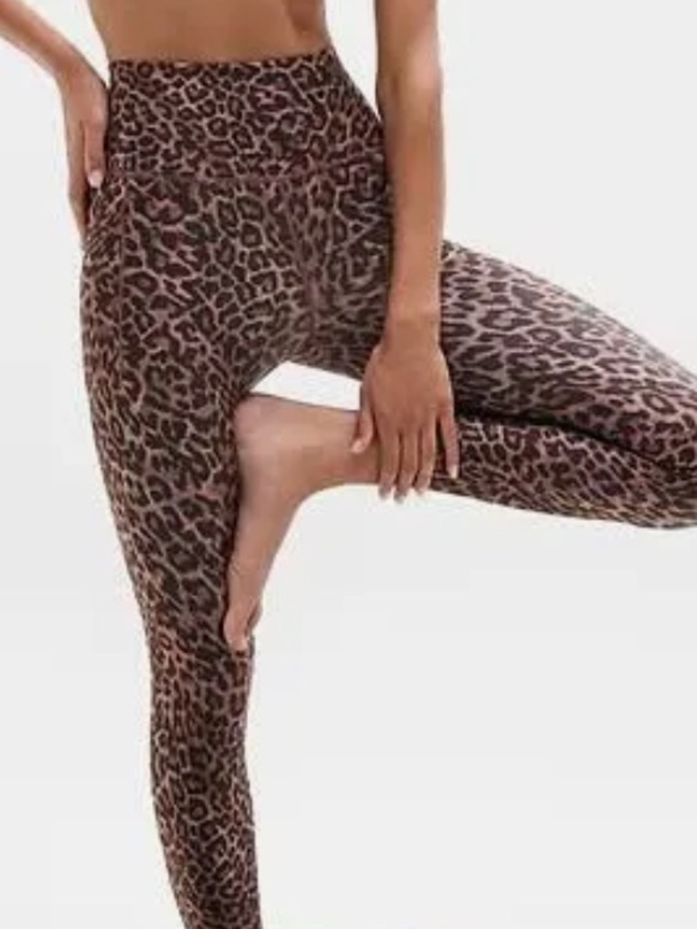 Athleta leopard print leggings
